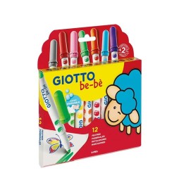 Pennarelli Giotto Be-bè 12 colori  Super Pennarelli