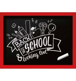 LAVAGNA NERA 30X40 CORNICE COLORATA