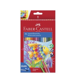 Pastelli acquerellabili da 36 faber+ pennello