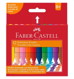 Pastelli a cera Grip 12 colori Faber-Castell