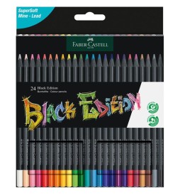 Pastelli Black Edition 24pz        Faber-Castell