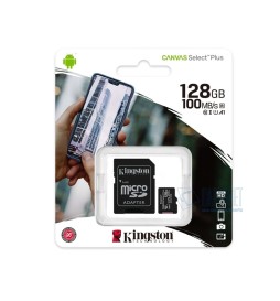Kingston Micro SD HC Adapter 128gb memory card con adattatore