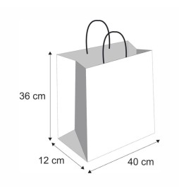 BUSTA MANICO T.UNITA 36X41X12      SHOPPER BUSTE REGALO