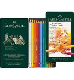 Polychromos da 12 ast.metallo