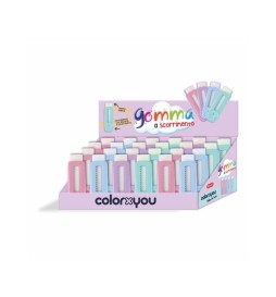 GOMMA CON PORTAGOMMA CXU           PASTEL COLORXYOU