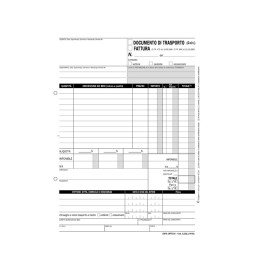 FATTURA E DDT A5 MITT/DEST/VET RIC