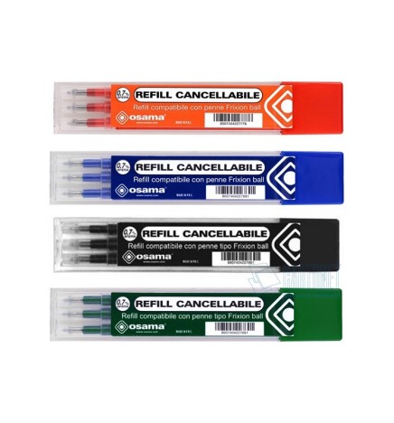 REFILL RISCRIVI SET 3pz PER FRIXION OSAMA