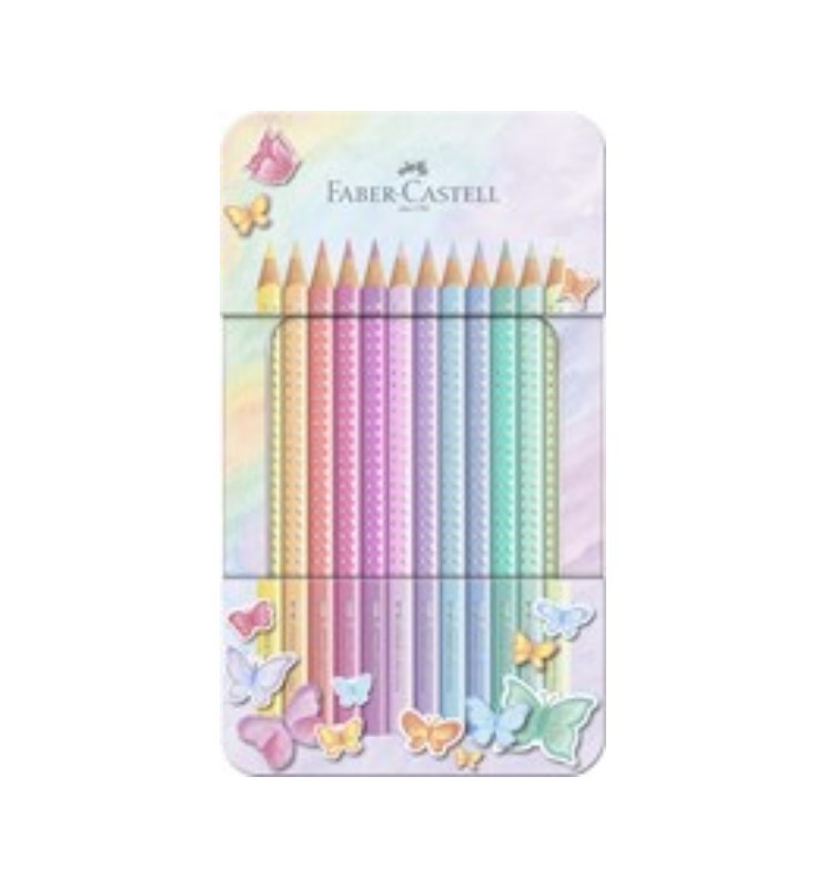 PASTELLI SPARKLE PASTEL A 12 SET METALLO FABER-CASTELL