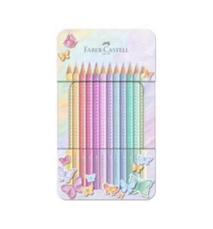 PASTELLI SPARKLE PASTEL A 12 SET METALLO FABER-CASTELL