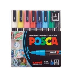MARKER UNIPOSCA MEDIO PC5M 8pz UNI MITSUBISHI
