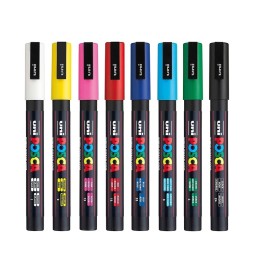 MARKER UNIPOSCA MEDIO PC5M 8pz UNI MITSUBISHI