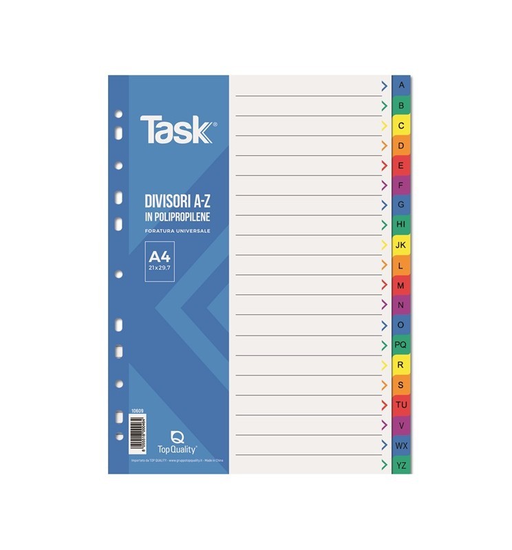 DIVISORI ALFABETICI A4 A-Z