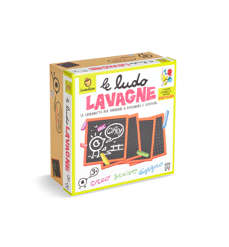 GIOCHI MONTESSORI La ludolavagna LUDATTICA