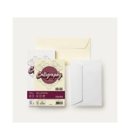 BUSTE MILLERIGHE 11X22 25PZ         MONOCOLORE CALLIGRAPHY FAVINI