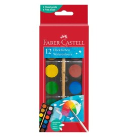 Acquerelli 12 colori 24mm. Faber   Castell