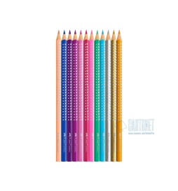 PASTELLI SPARKLE A 12 SET METALLO FABER-CASTELL