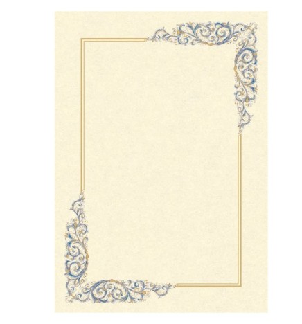 DIPLOMA PERGAMENA A4 10FF 160gr    VENEZIA 6281