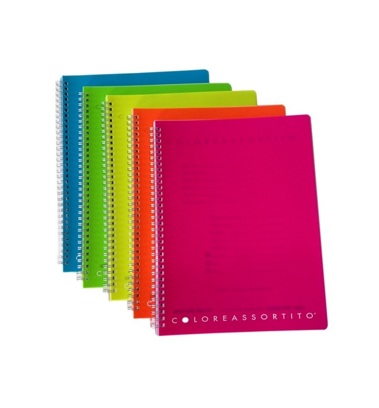 QUADERNO SPIRALATO PPL S/FORI CXU   COLORXYOU TOP QUALITY