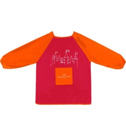 Grembiulino bambini rosso Faber-Castell