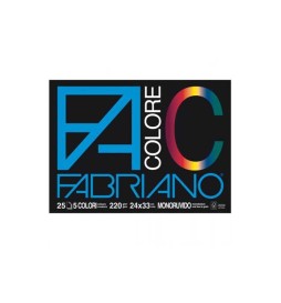 BLOCCO FABRIANOCOLORE 24X33