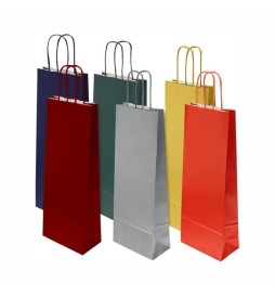 BUSTA MANICO T.UNITA 14X38X9       PER BOTTIGLIE SHOPPER BUSTE REGALO