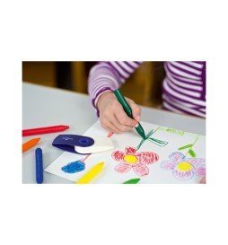 Pastelli a cera Jumbo Grip 12 color