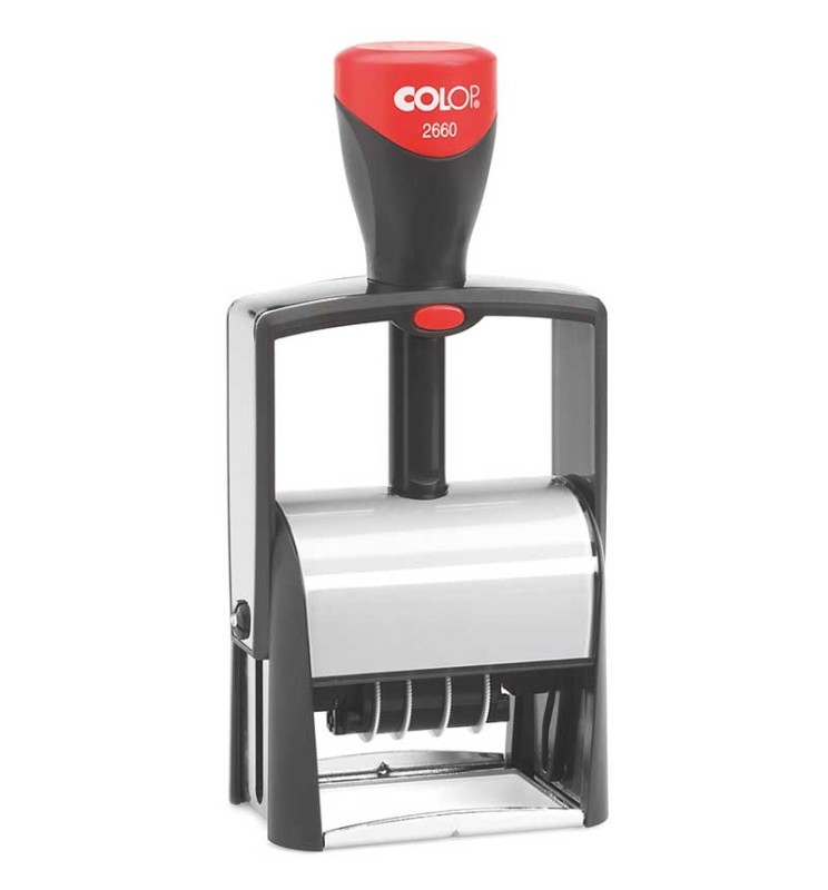 TIMBRO DATARIO COLOP 2660 CON PIAS 37 x 58 N MICROBAN